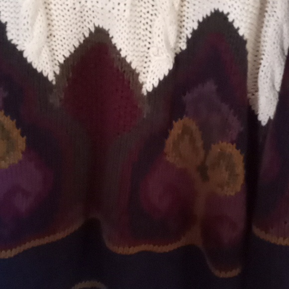 EUC Vintage Structure Handknitted Sweater Size Large - Picture 7 of 7